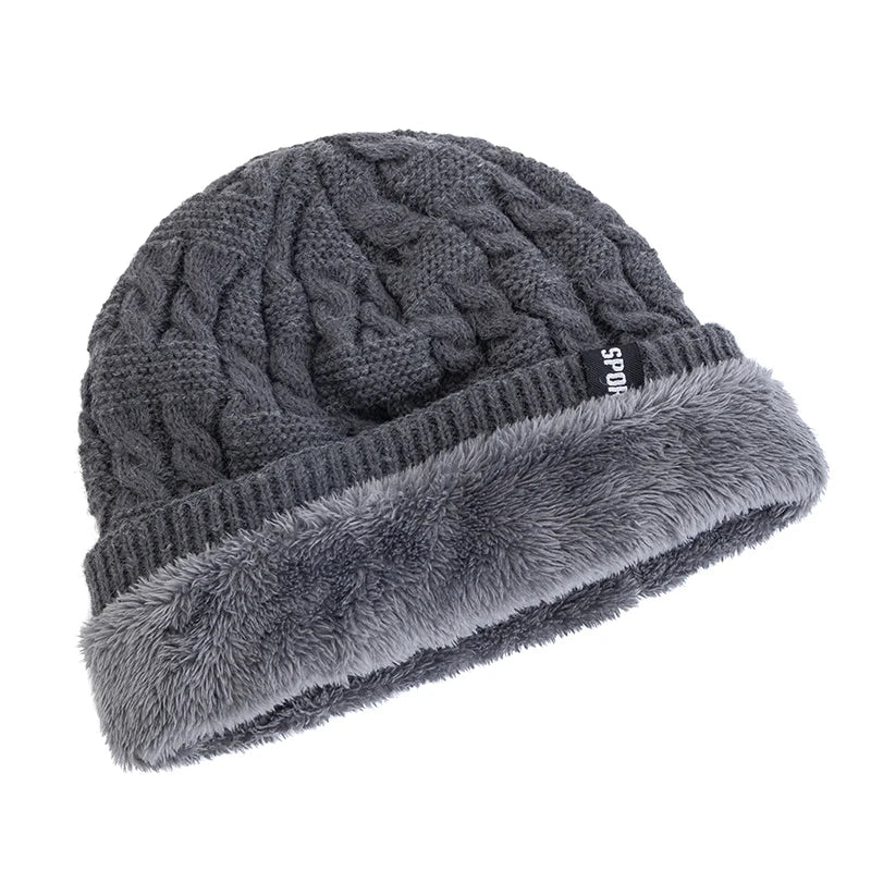 Bonnet homme long tombant
