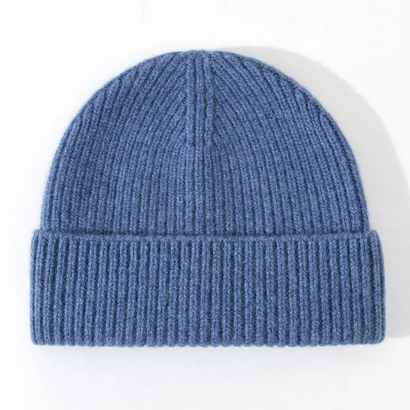 Bonnet laine bleu