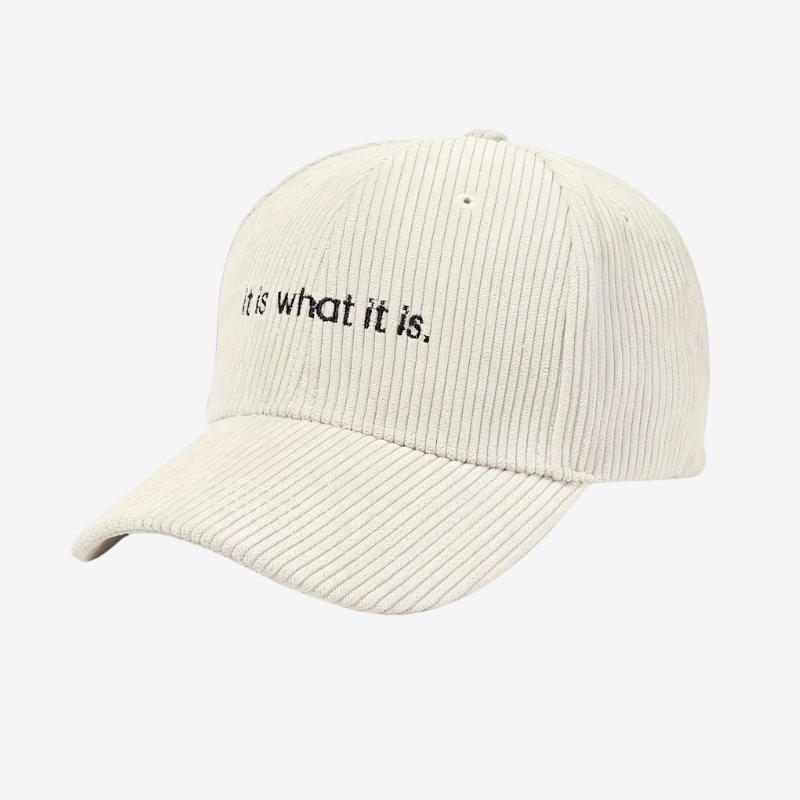 Casquete it is what it is blanc