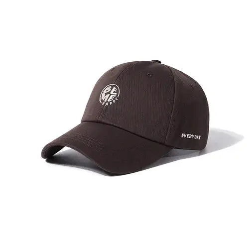 Casquette be me happy marron foncé