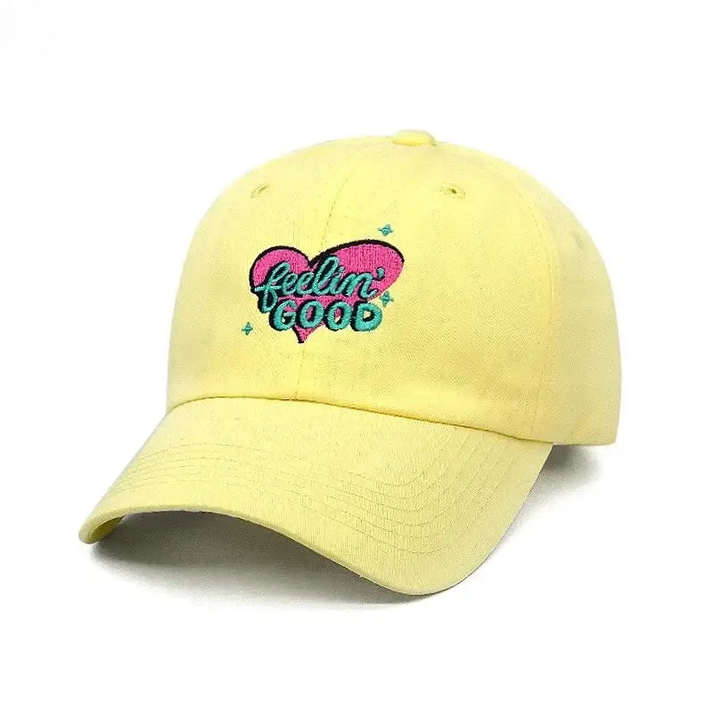 Casquette feeling good jaune