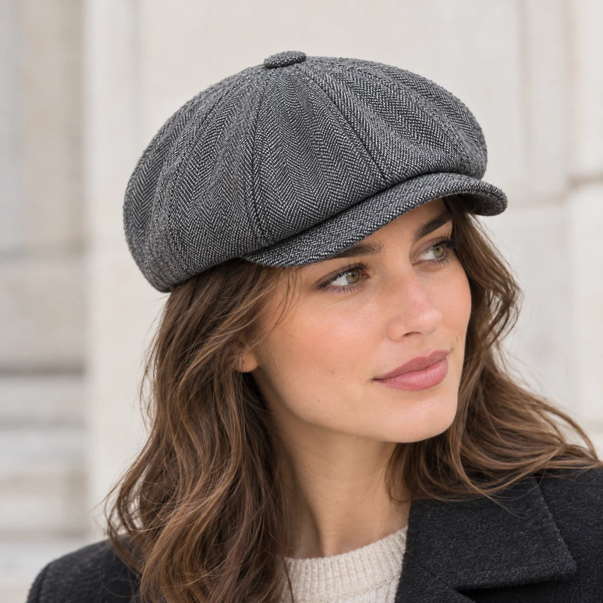 Casquette gavroche à chevrons