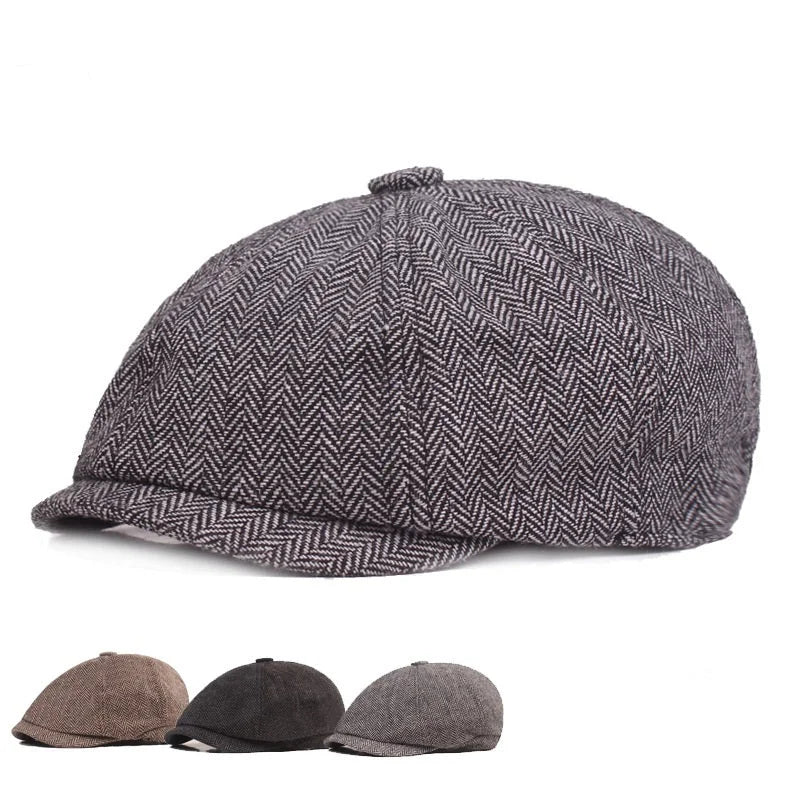 Casquette gavroche à chevrons