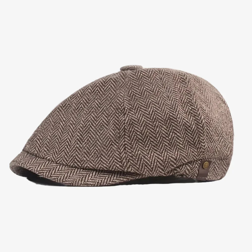 Casquette gavroche gatsby marron