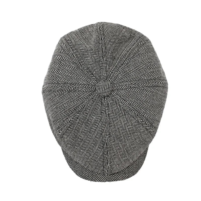 Casquette gavroche tweed