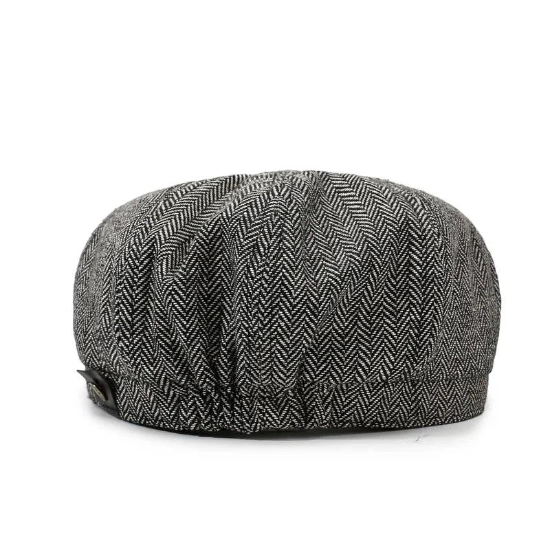 Casquette gavroche tweed