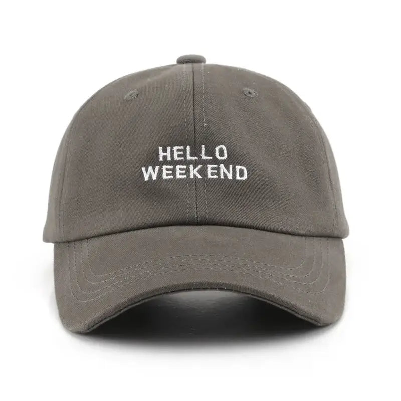 Casquette hello week-end