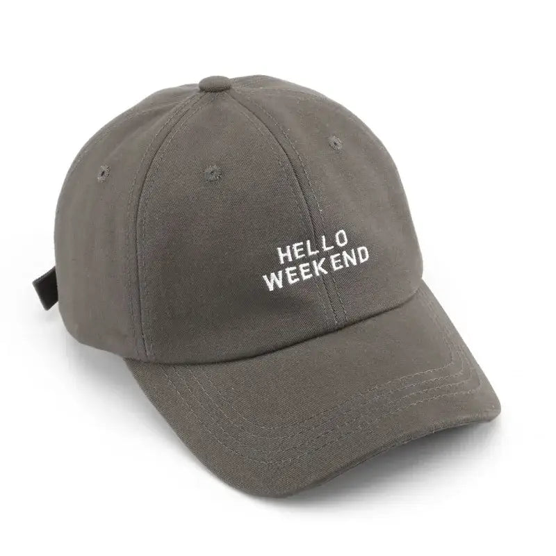 Casquette hello week-end