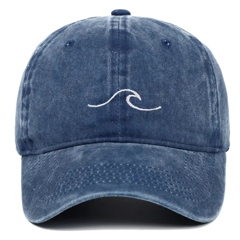 Casquette la vague bleu foncé