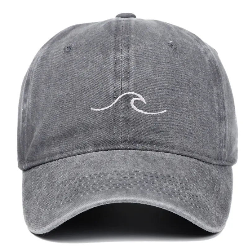 Casquette la vague gris