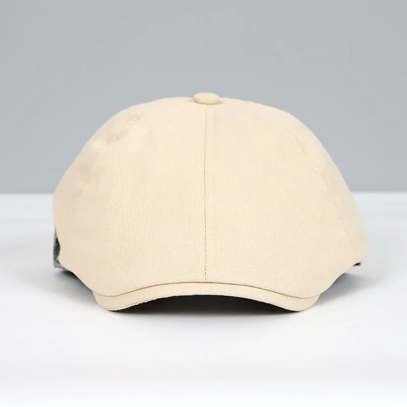 Casquette plate coton sangle réglable
