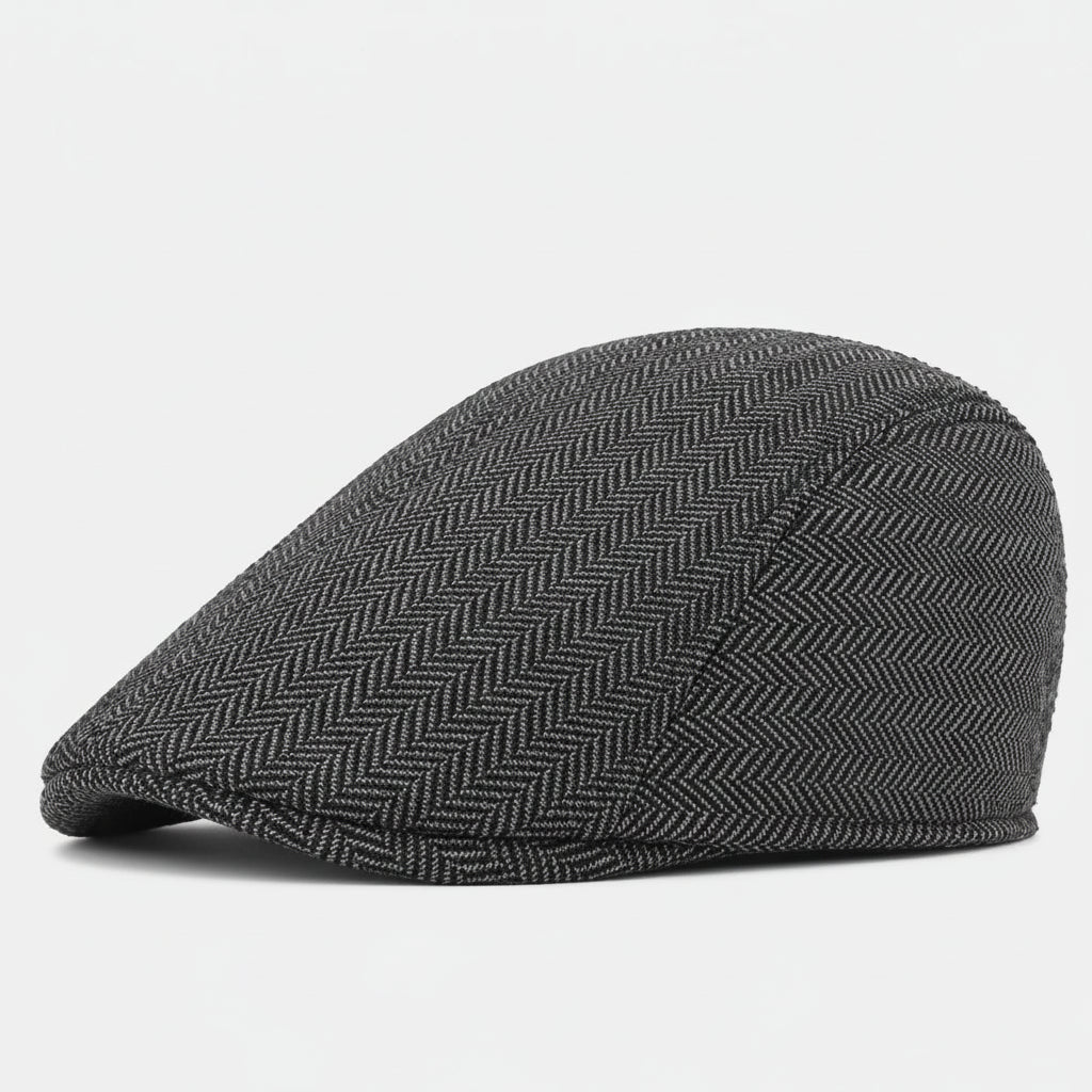 Casquette plate d’hiver pour homme
