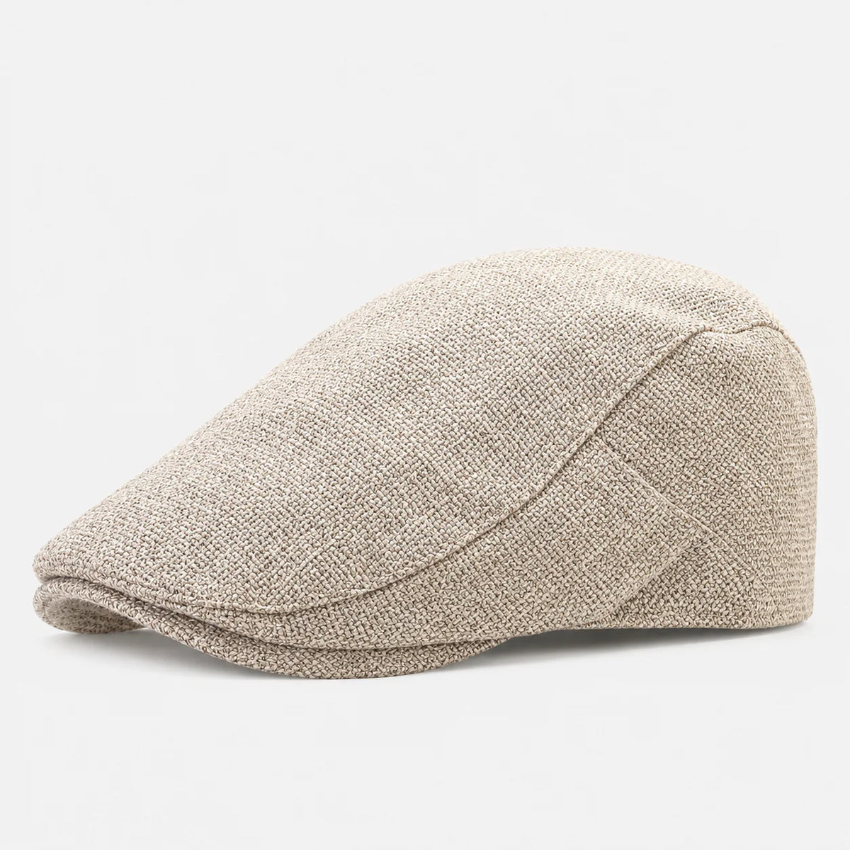 Casquette plate en lin