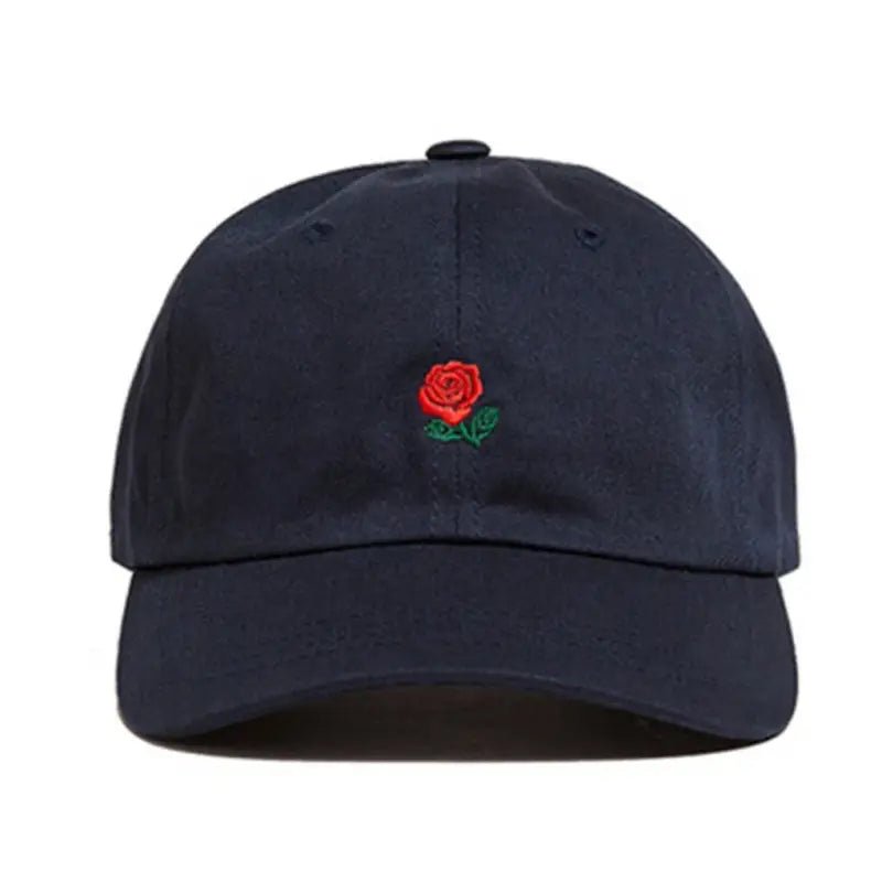 Casquette rose brodé