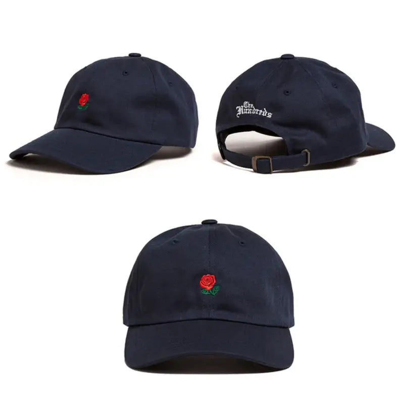 Casquette rose brodé