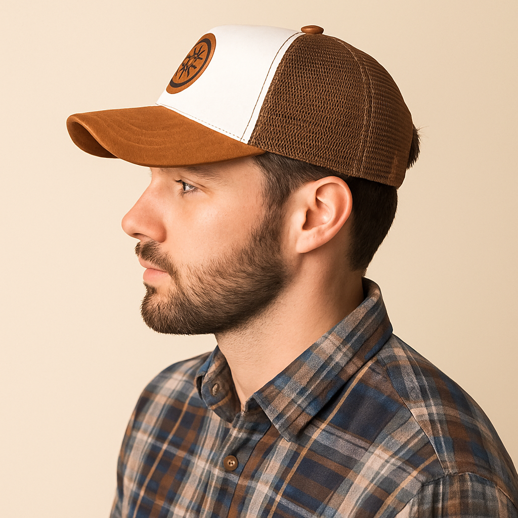 Casquette trucker homme bicolore