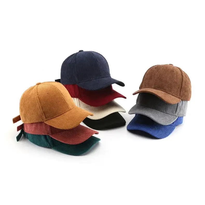 Casquette velours femme