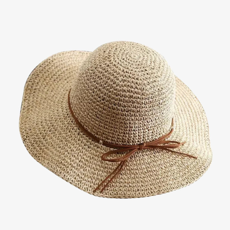 Chapeau de plage crochet