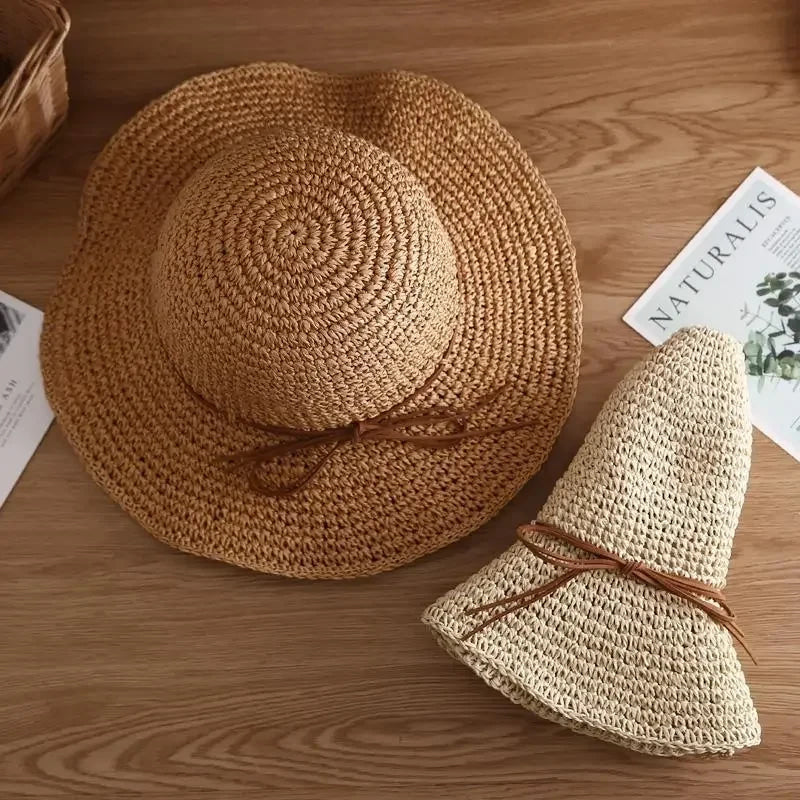 Chapeau de plage crochet