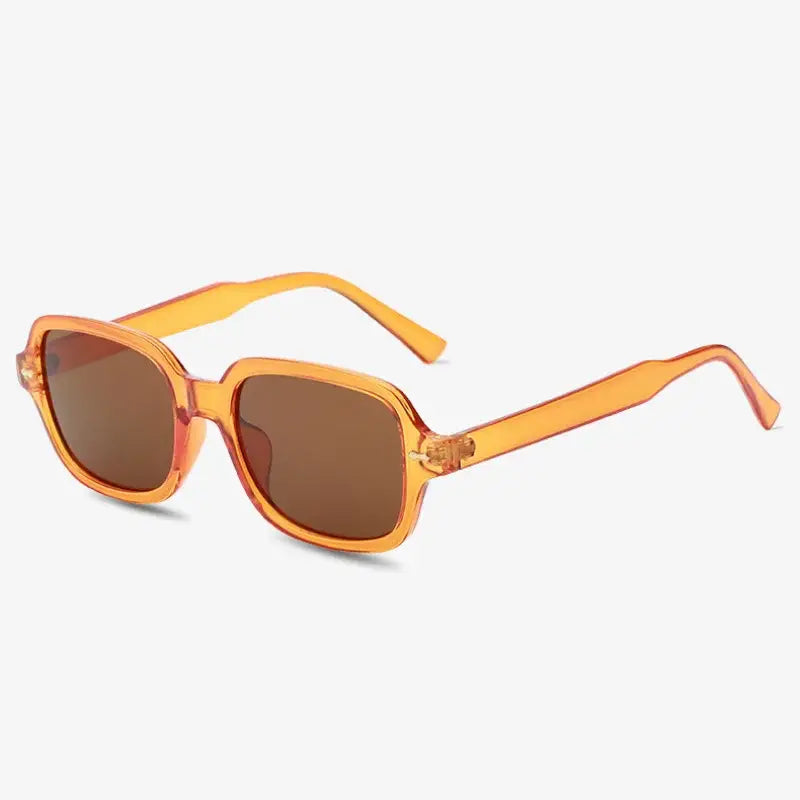 Lunette de soleil vintage de couleur orange