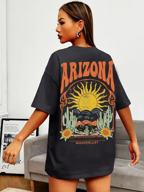 T - shirt femme arizona noir / xxxl
