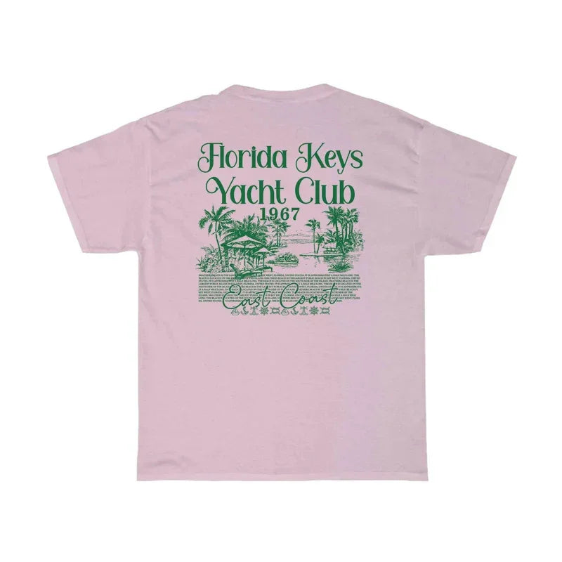 T-shirt florida yacht club rose / s