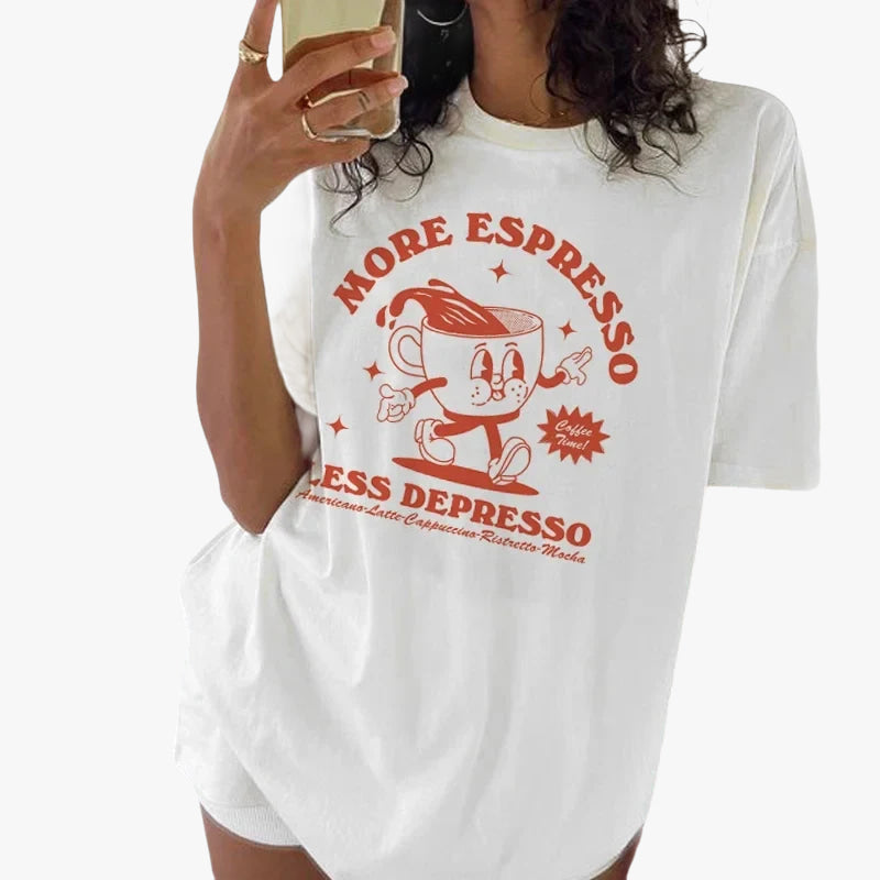 T-shirt more espresso