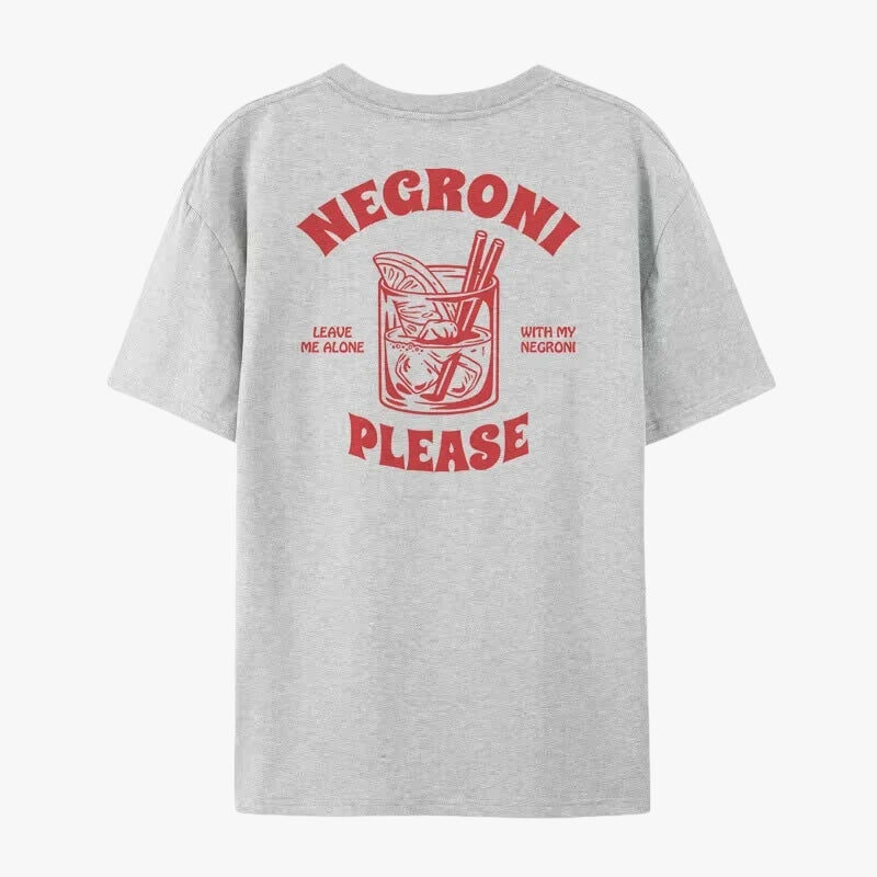 T-shirt negroni please gris / s