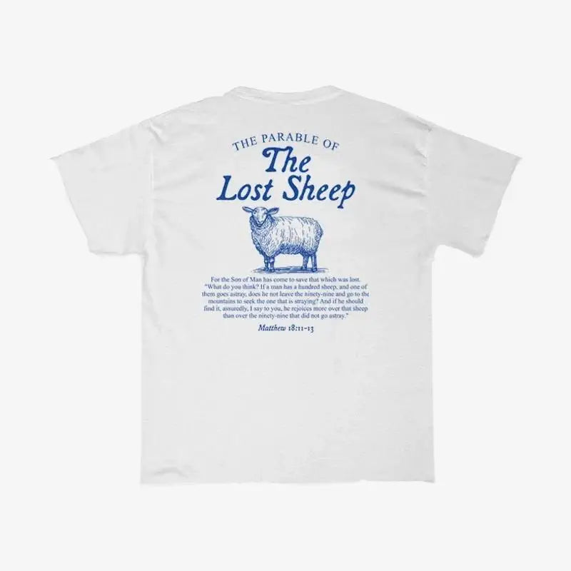 T - shirt the lost sheep blanc / xxl