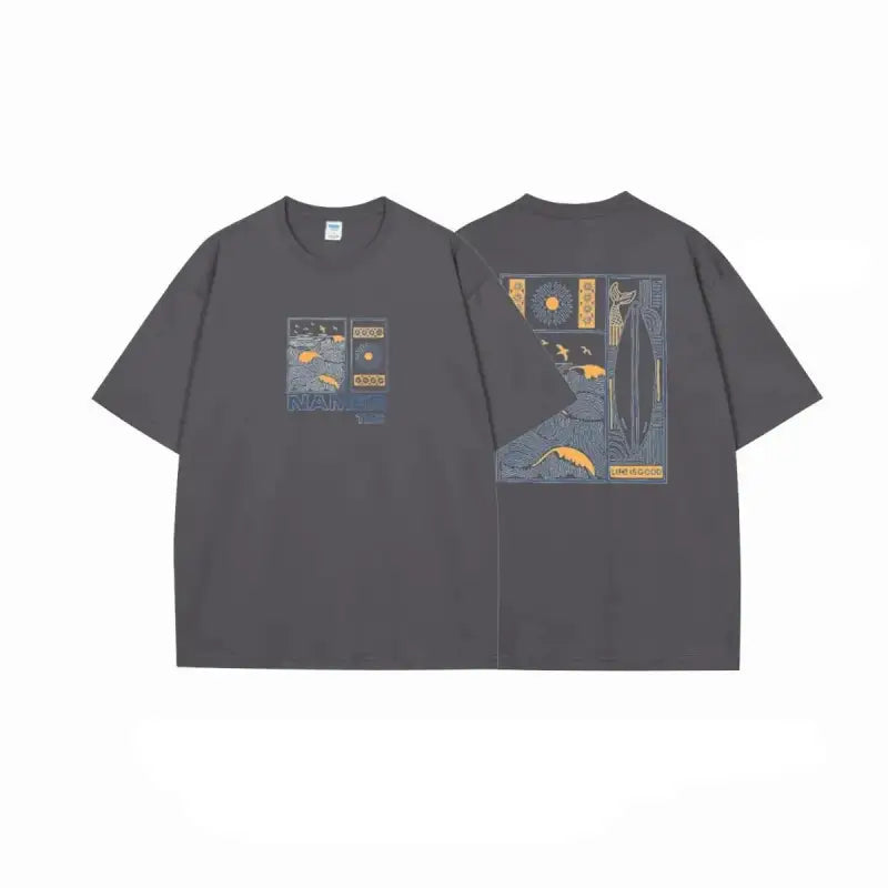 T - shirt wave gris foncé / 5xl