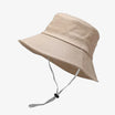 Chapeau bob avec lacet beige