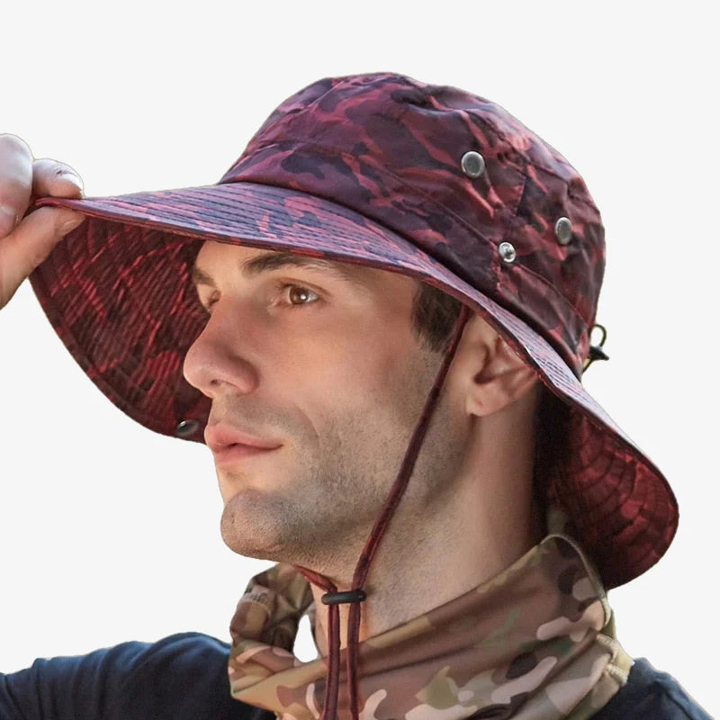 Chapeau bob camouflage militaire