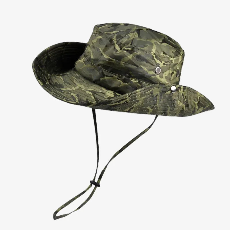 Chapeau bob camouflage militaire kaki
