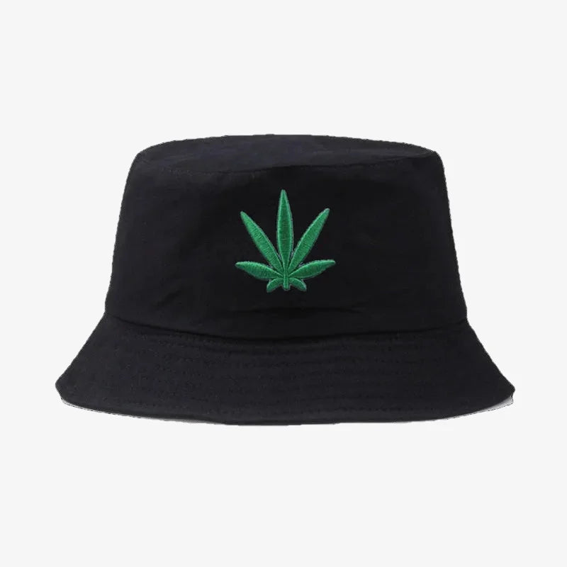 Chapeau bob cannabis noir