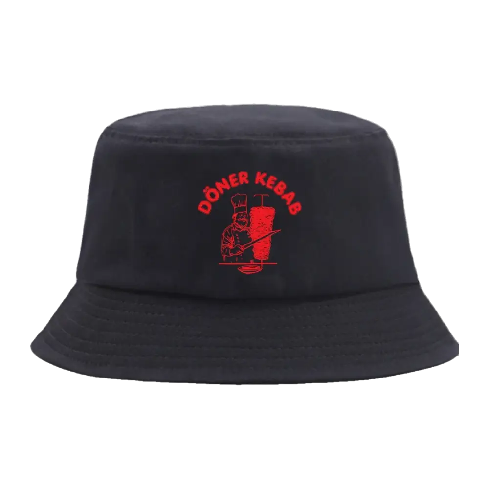 Chapeau bob doner kebab noir