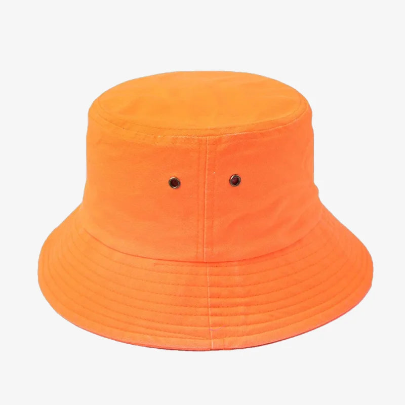 Chapeau bob fluo orange