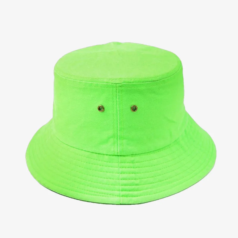 Chapeau bob fluo vert