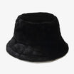 Chapeau bob fourrure noir