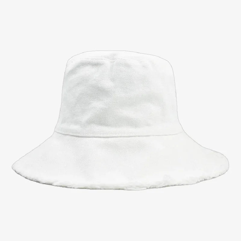 Chapeau bob jean blanc m 56-58cm