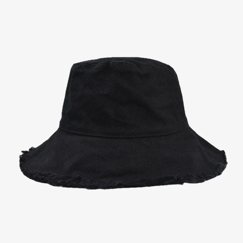 Chapeau bob jean vintage noir / m 56-58cm