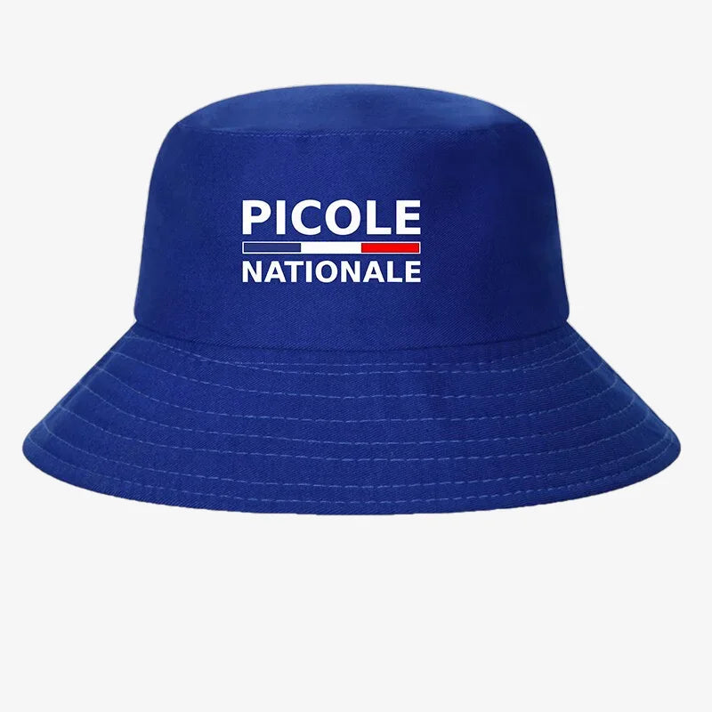 Chapeau bob picole nationale bleu