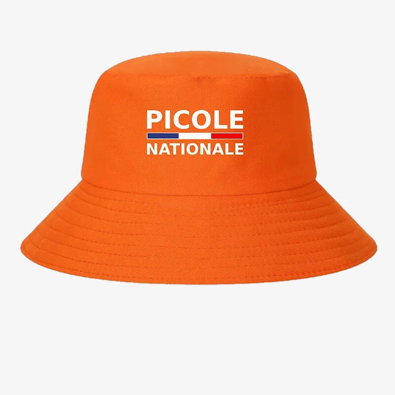 Chapeau bob picole nationale orange