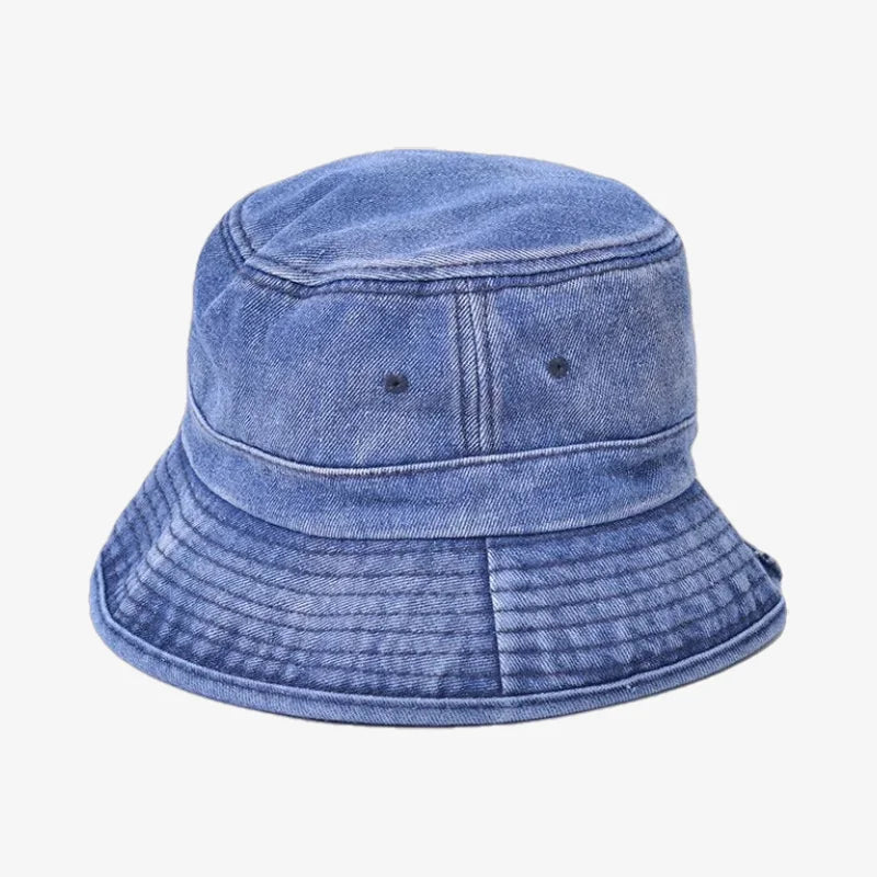 Chapeau chapeau bob en jean bleu