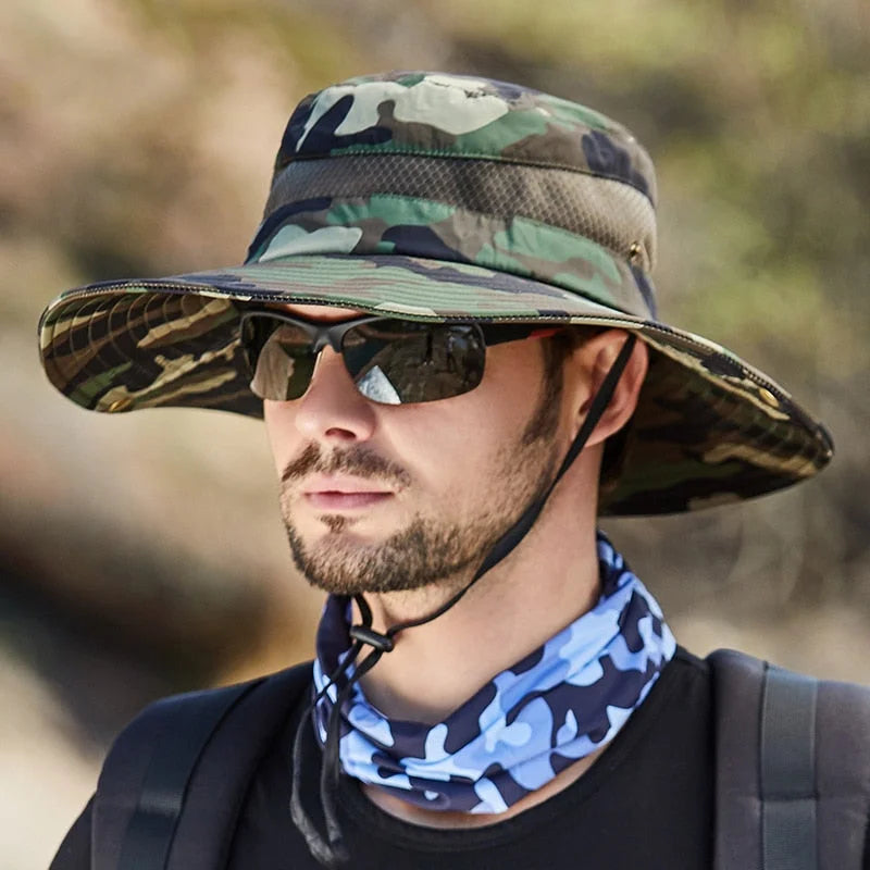 Casquette de camionneur à motif camouflage Dans les bois Casquette de camionneur à motif camouflage Dans les bois